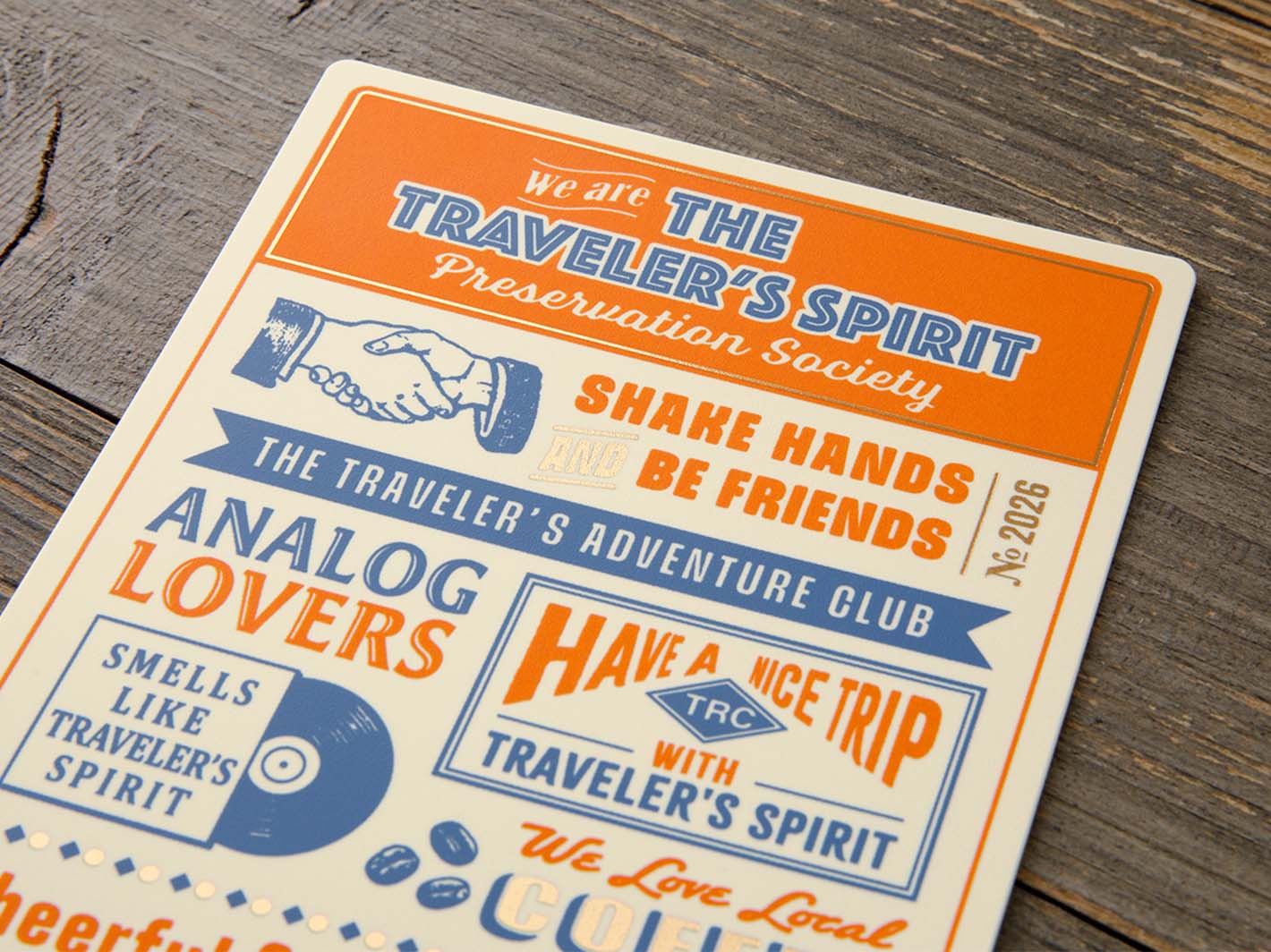 2026 TRAVELER'S notebook Underlay