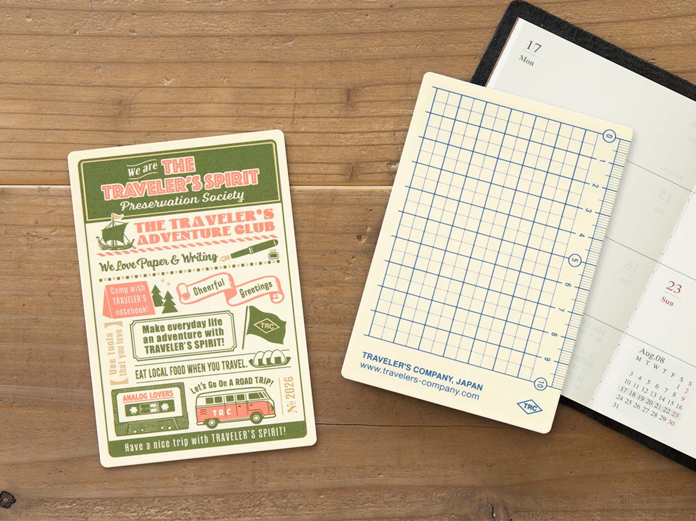 2026 TRAVELER'S notebook Underlay Passport Size