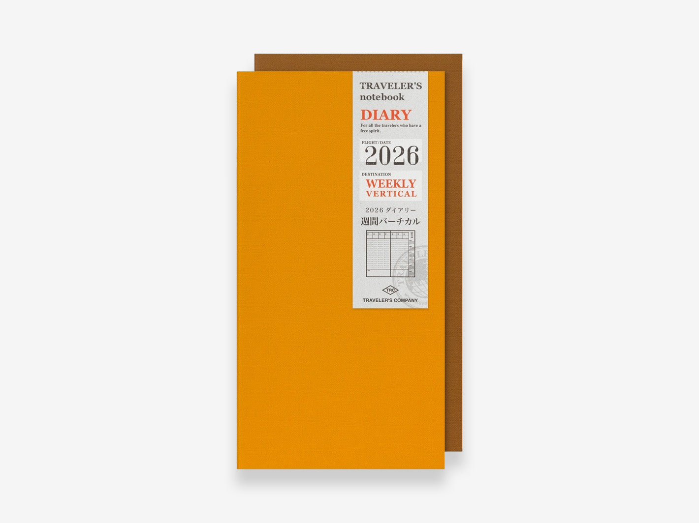 2026 TRAVELER'S notebook Weekly Vertical Diary