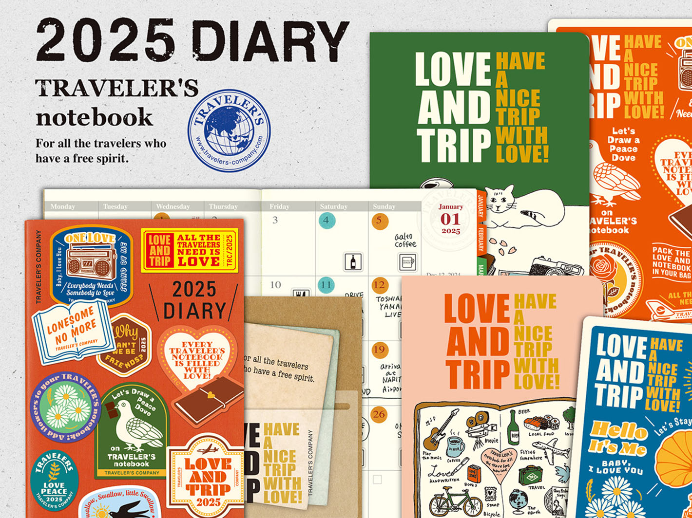 2025 TRAVELER'S notebook Diary Customize Sticker Set