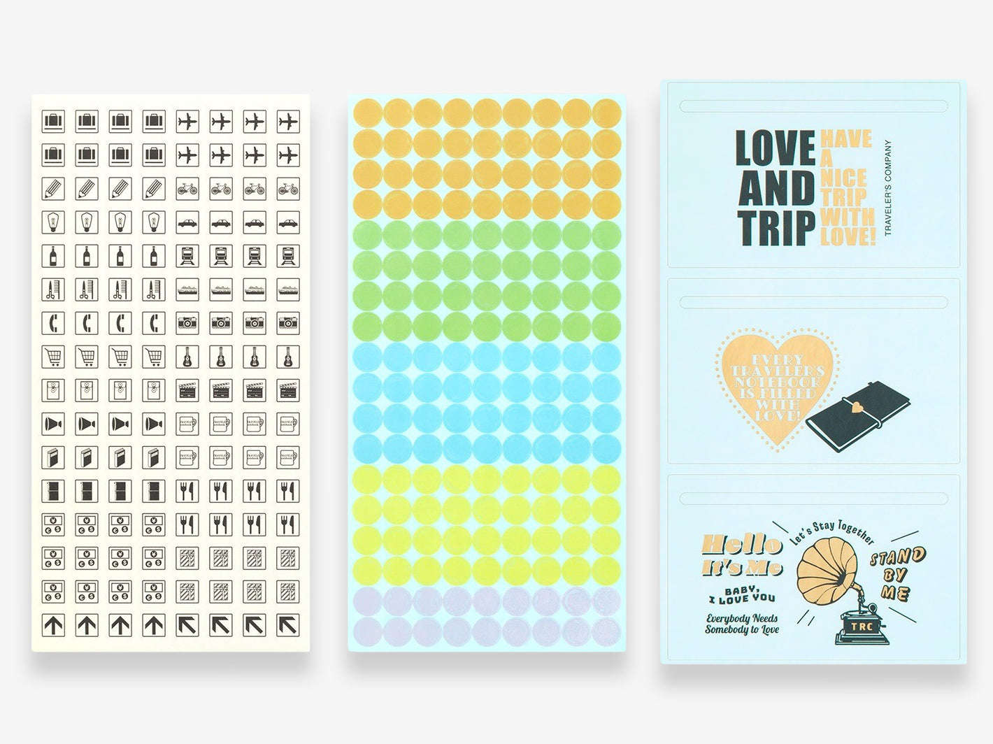 2025 TRAVELER'S notebook Diary Customize Sticker Set