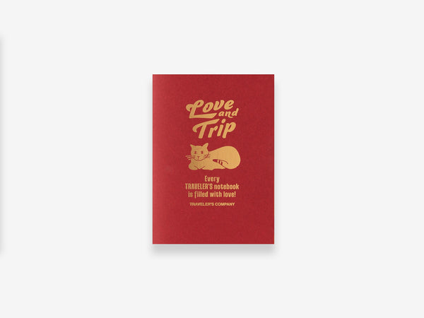 TRAVELER'S notebook Passport Size Refill LOVE AND TRIP Red | Misc
