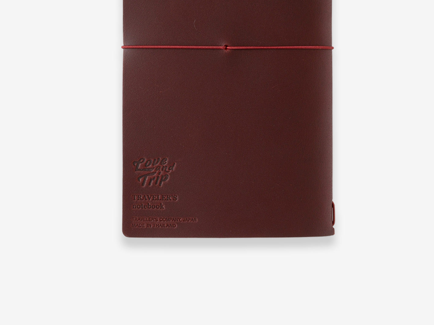 TRAVELER'S notebook LOVE AND TRIP Red