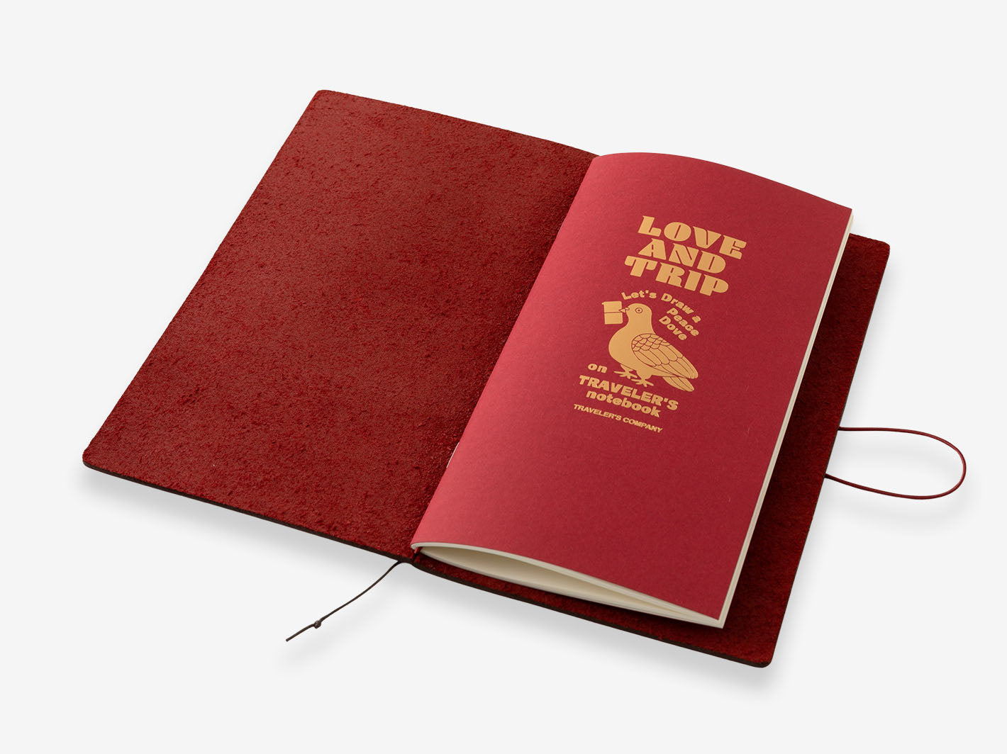 ノート・メモ帳 TRAVELER'S COMPANY LOVE AND TRIP RED 再入荷】【数量限定】トラベラーズノート LOVE AND TRIP レッド ノート・メモ帳