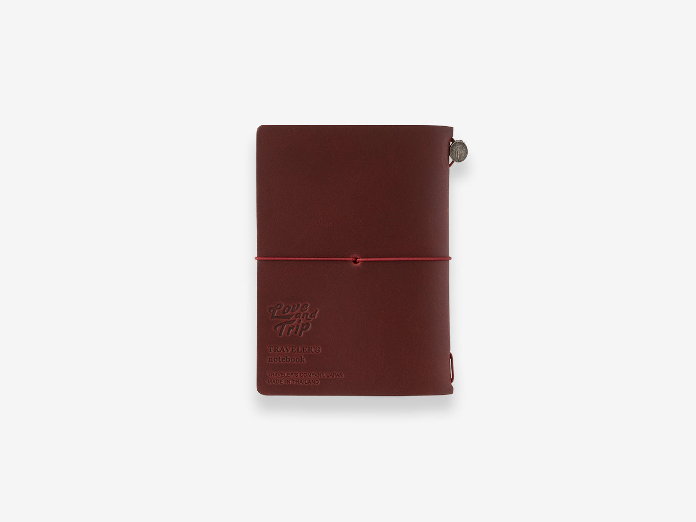 TRAVELER'S notebook Passport Size LOVE AND TRIP Red