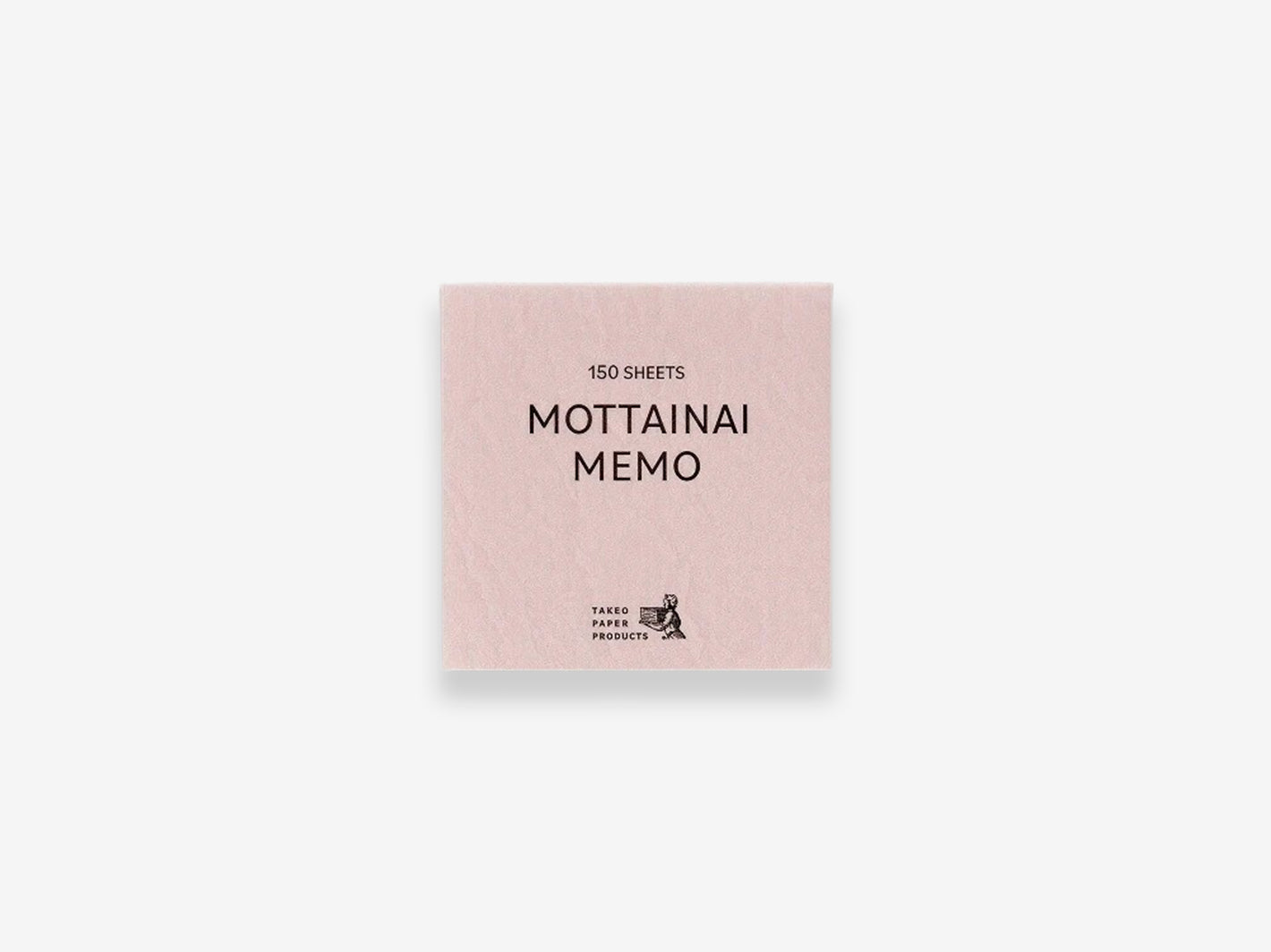 Mottainai Memo Block Assorted Colors Pink