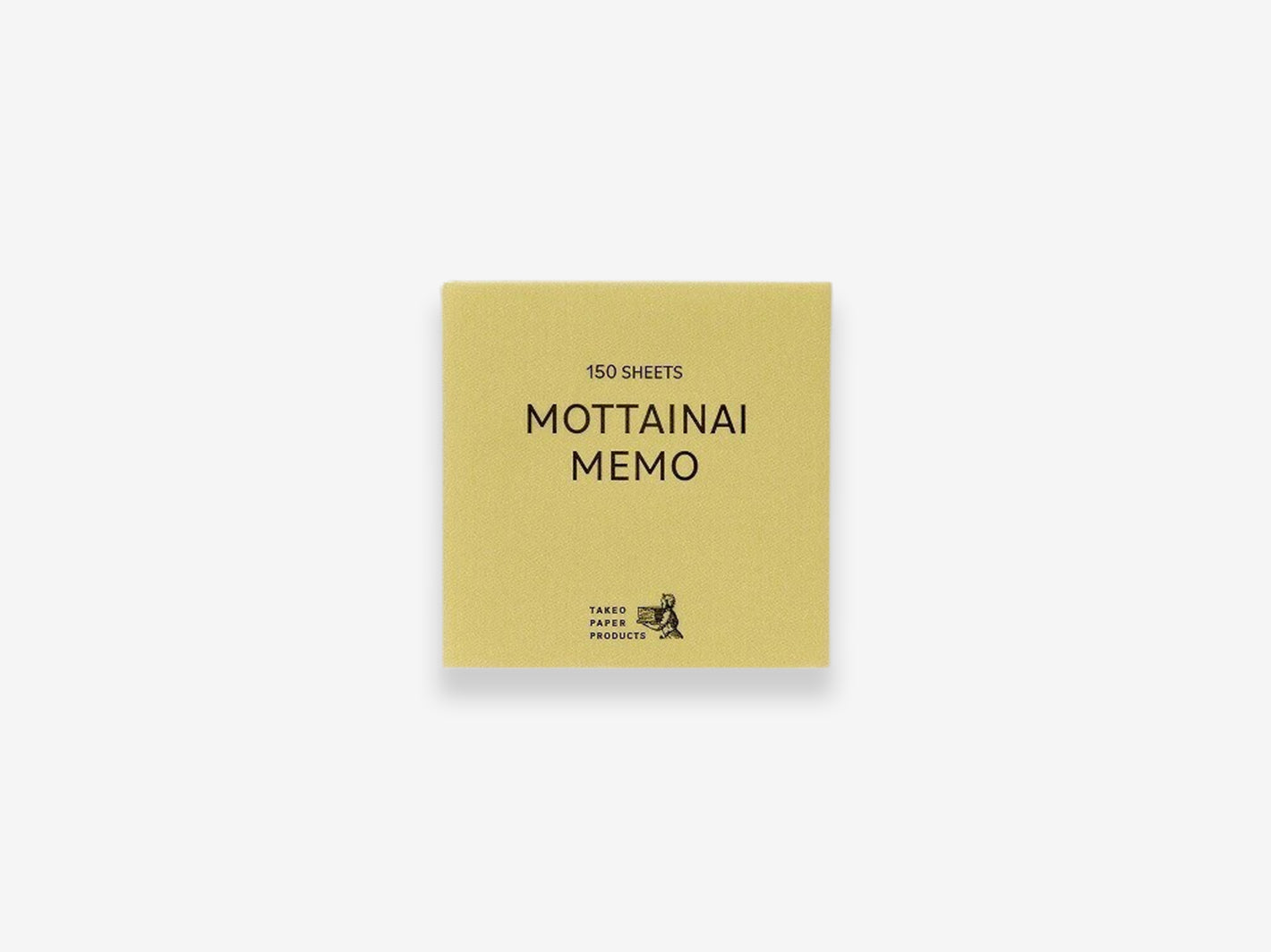 Mottainai Memo Block Assorted Colors Yellow