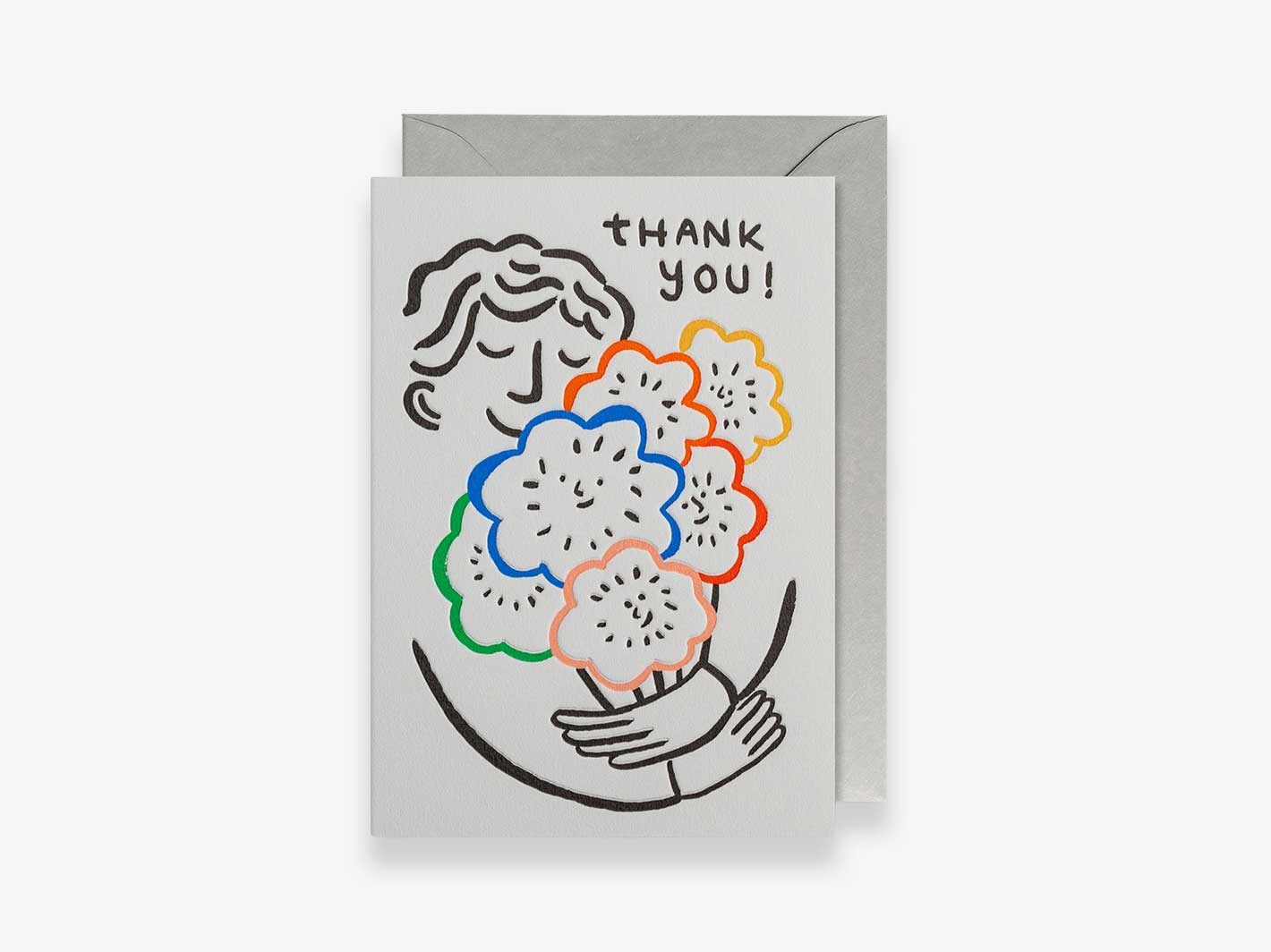 Thank You! Floral Bouqet Card