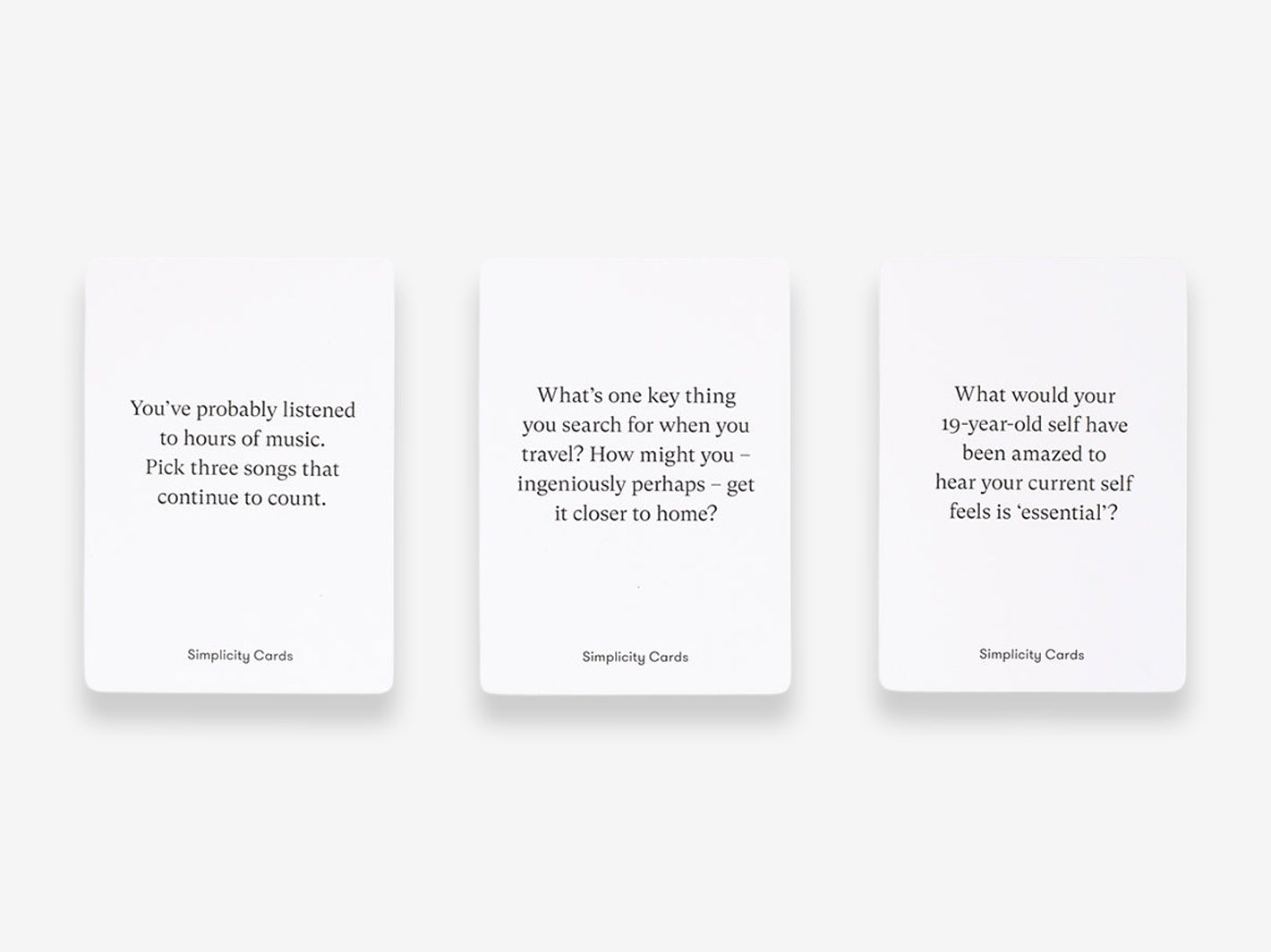 Simplicity Cards