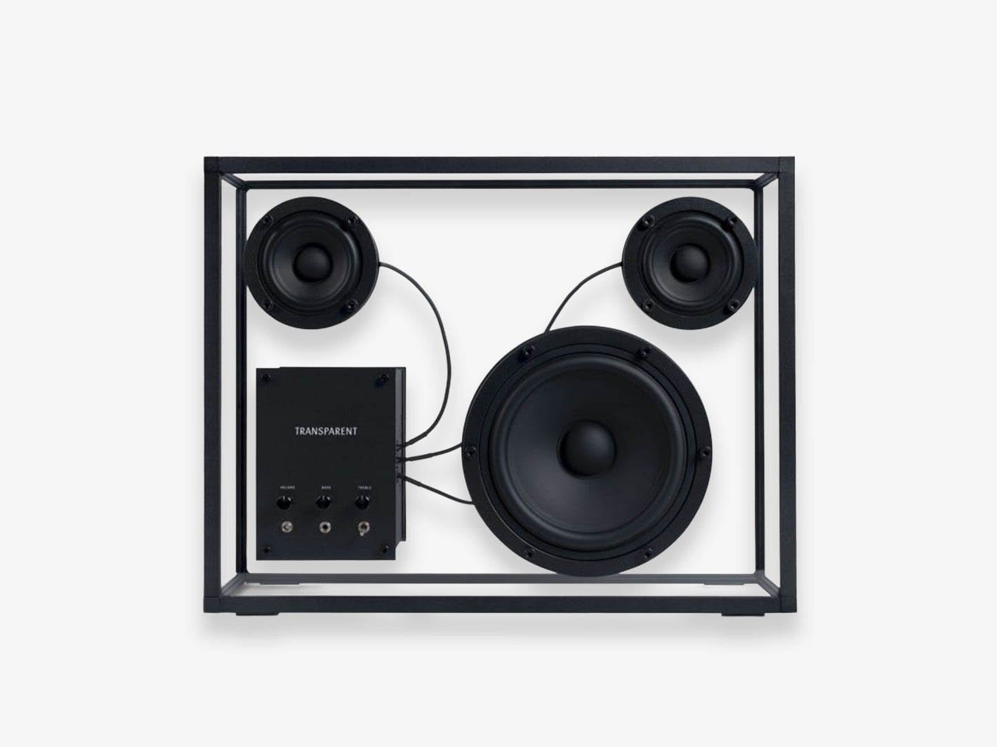 Transparent Speaker Black
