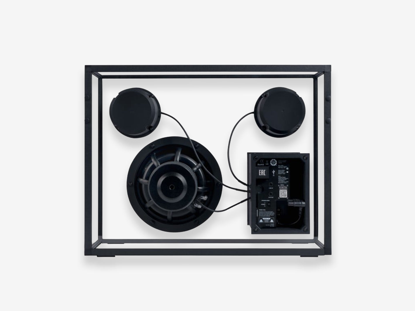 Transparent Speaker Black