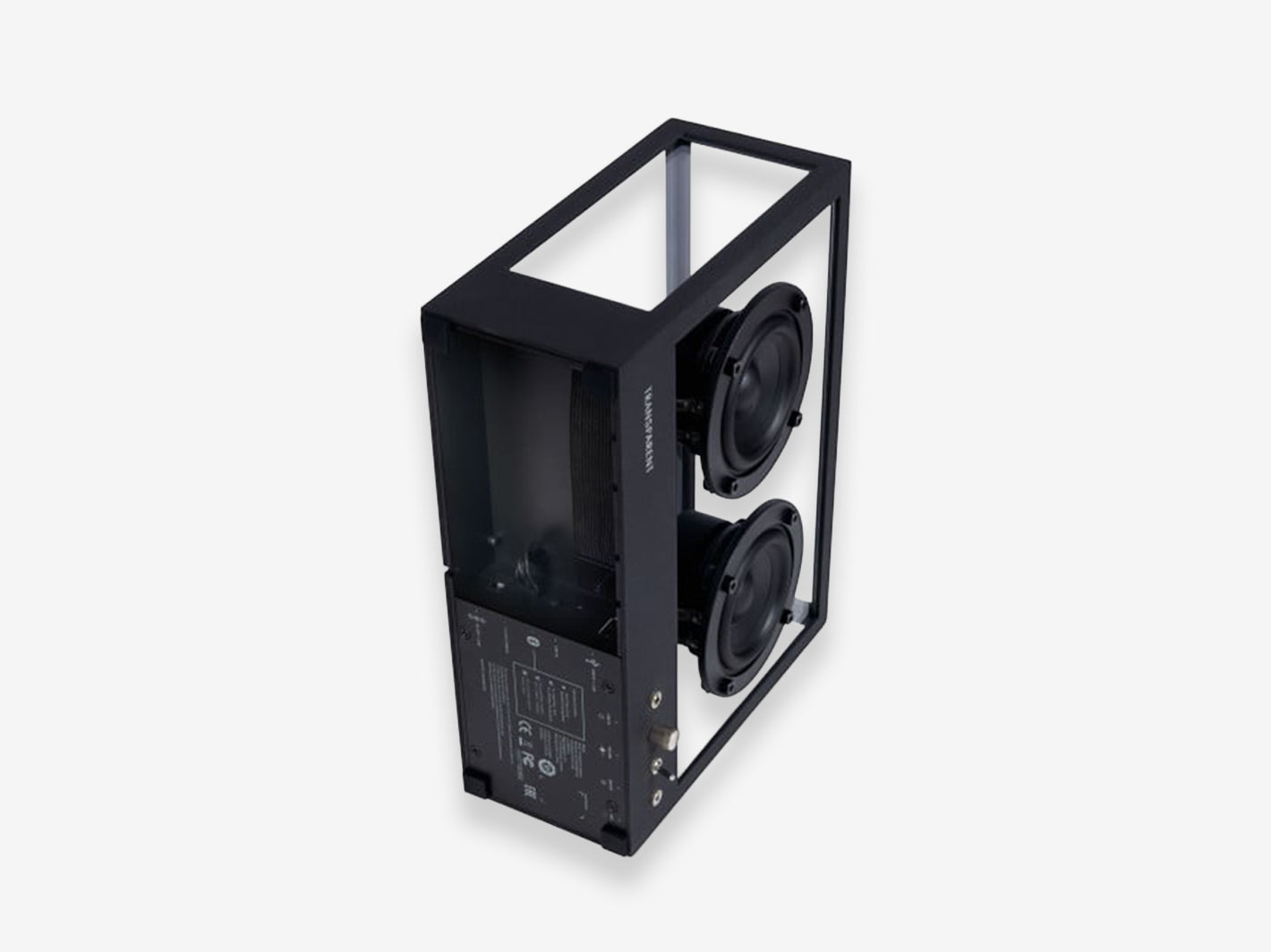Small Transparent Speaker Black
