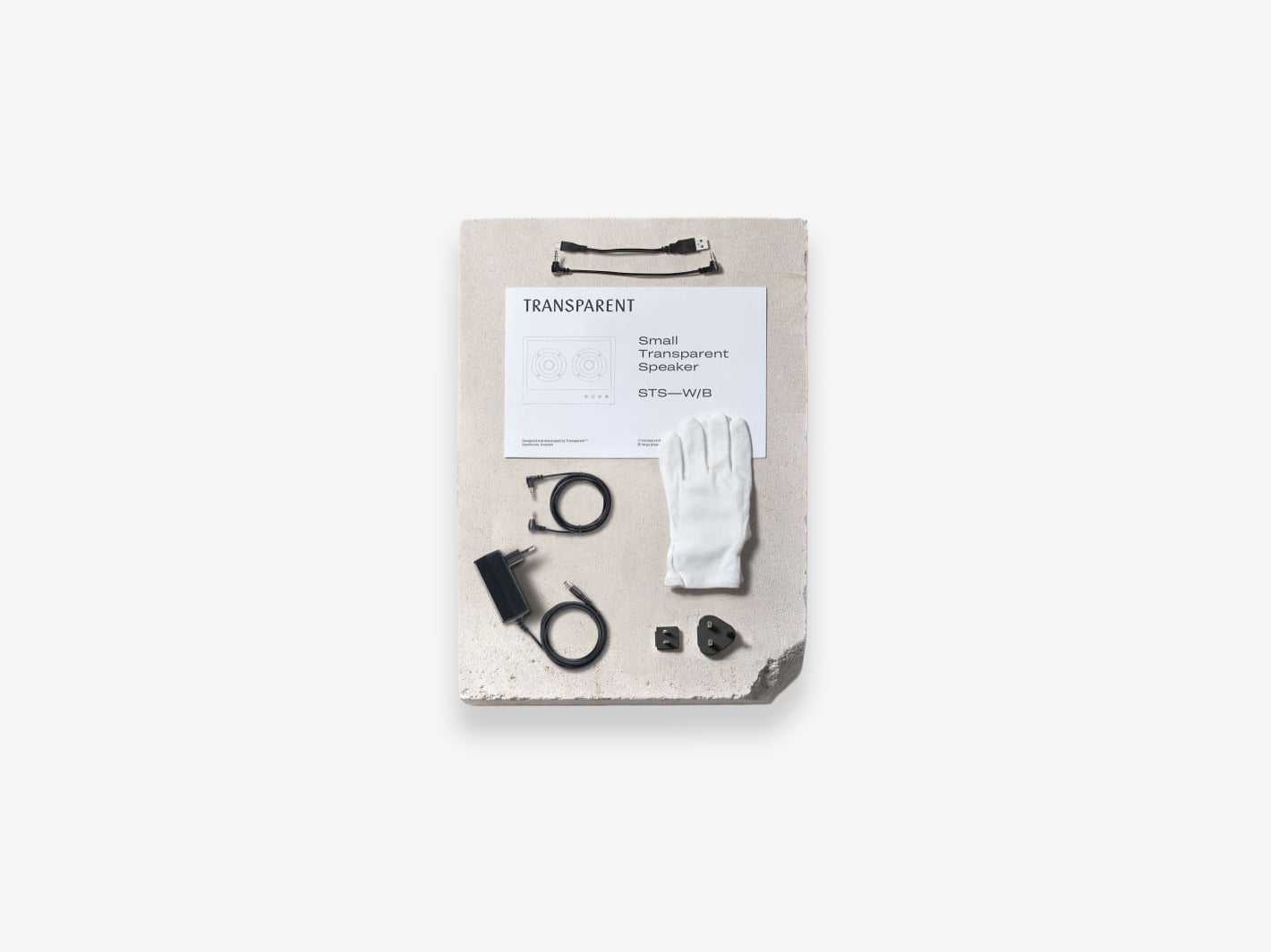 Transparent Speaker Black