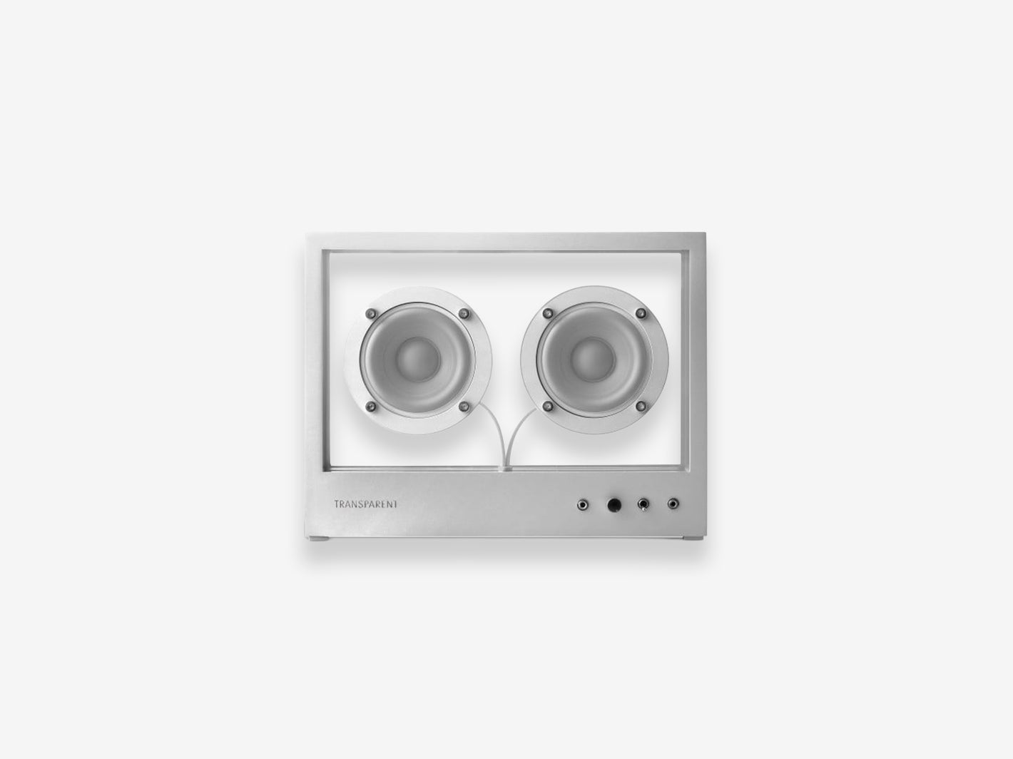 Small Transparent Speaker Metal