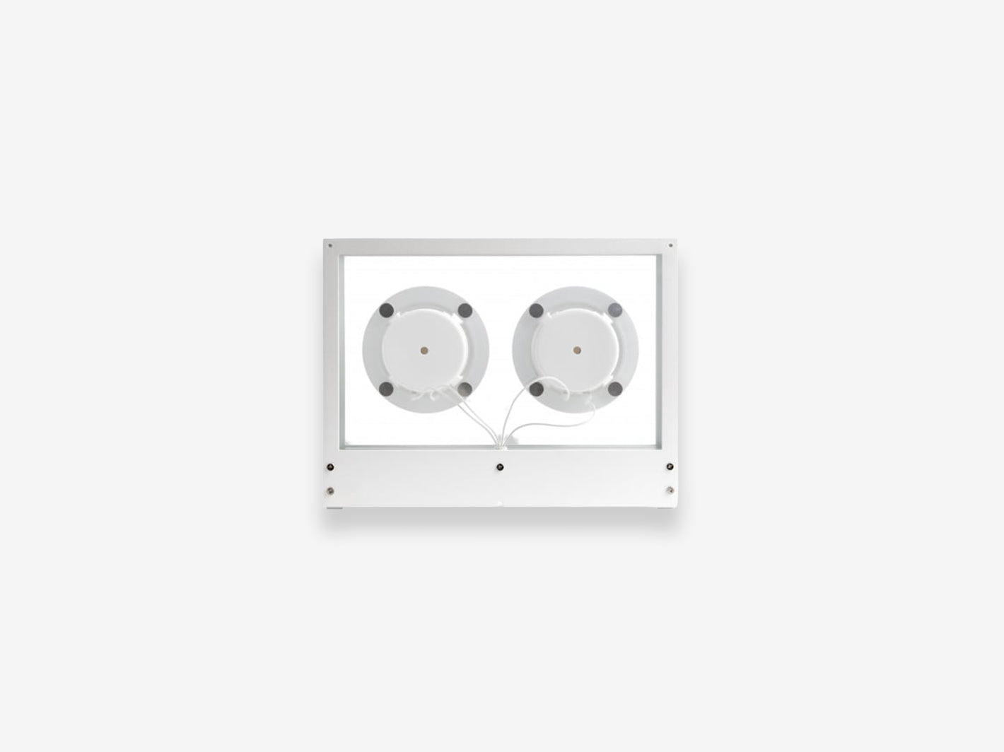 Small Transparent Speaker White