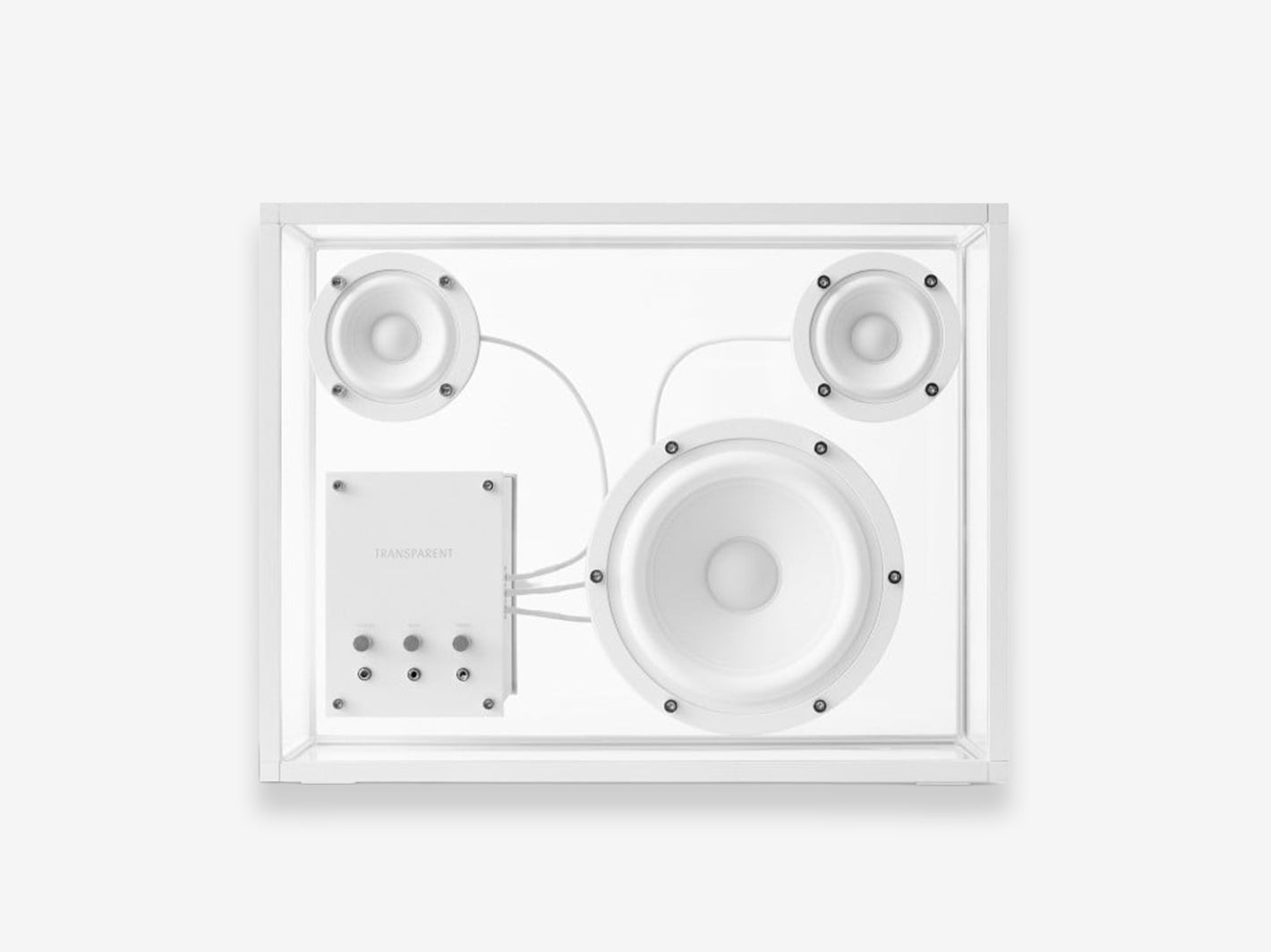 Transparent Speaker White