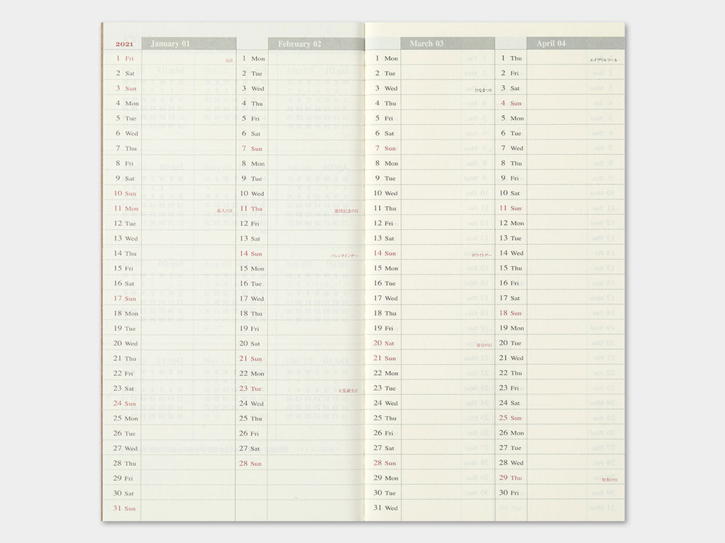 2025 TRAVELER'S notebook Weekly + Memo Diary