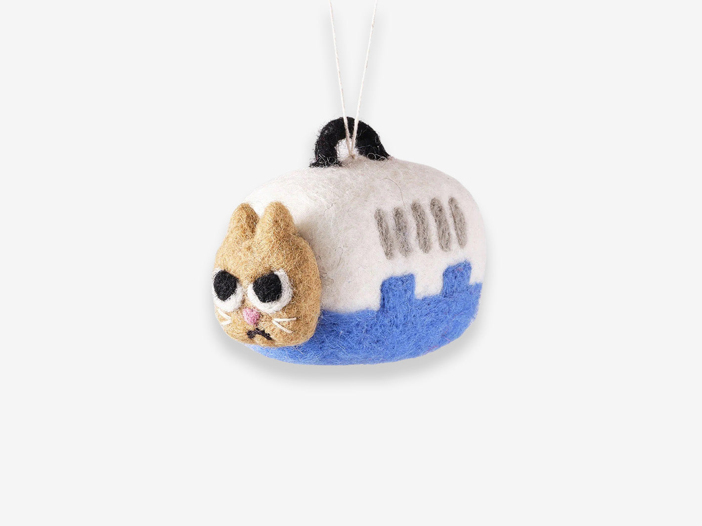 Coco Cat in Carrier Felt Decoration