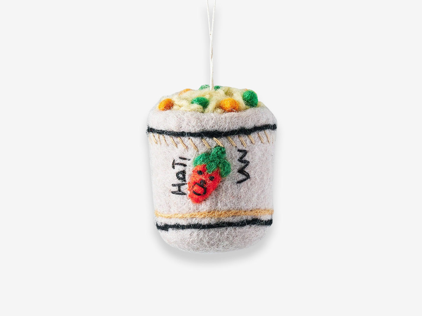 Cup Noodle Felt Decoration