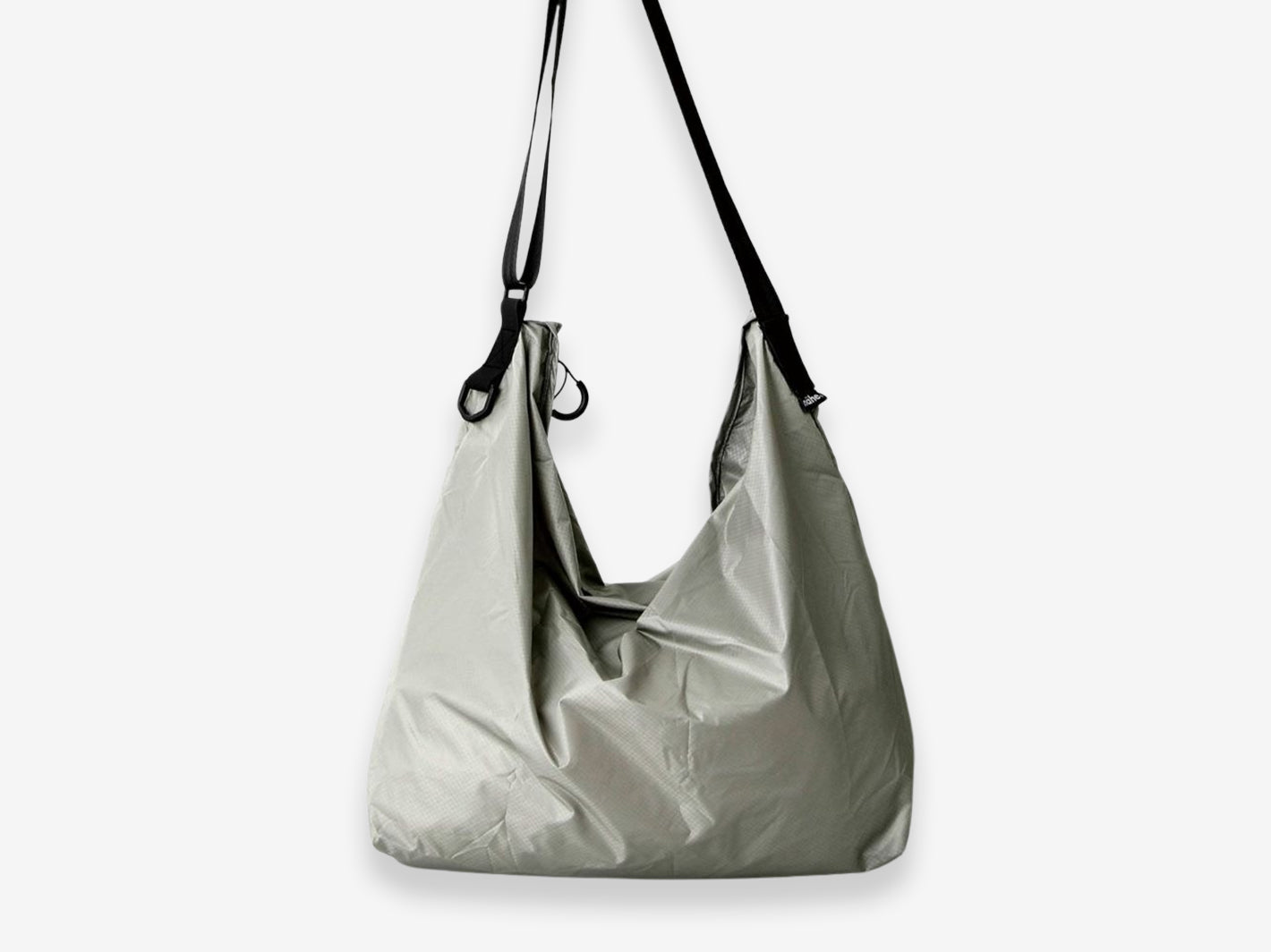 Packable Shoulder Bag Light Grey