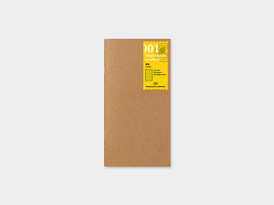 001. Lined Refill TRAVELER’S notebook