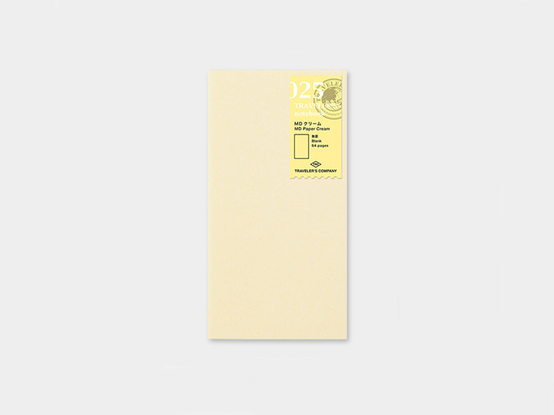 025. MD Paper Cream Refill TRAVELER’S notebook