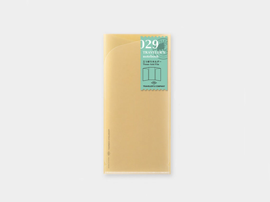 029. Three-fold File Refill TRAVELER'S notebook
