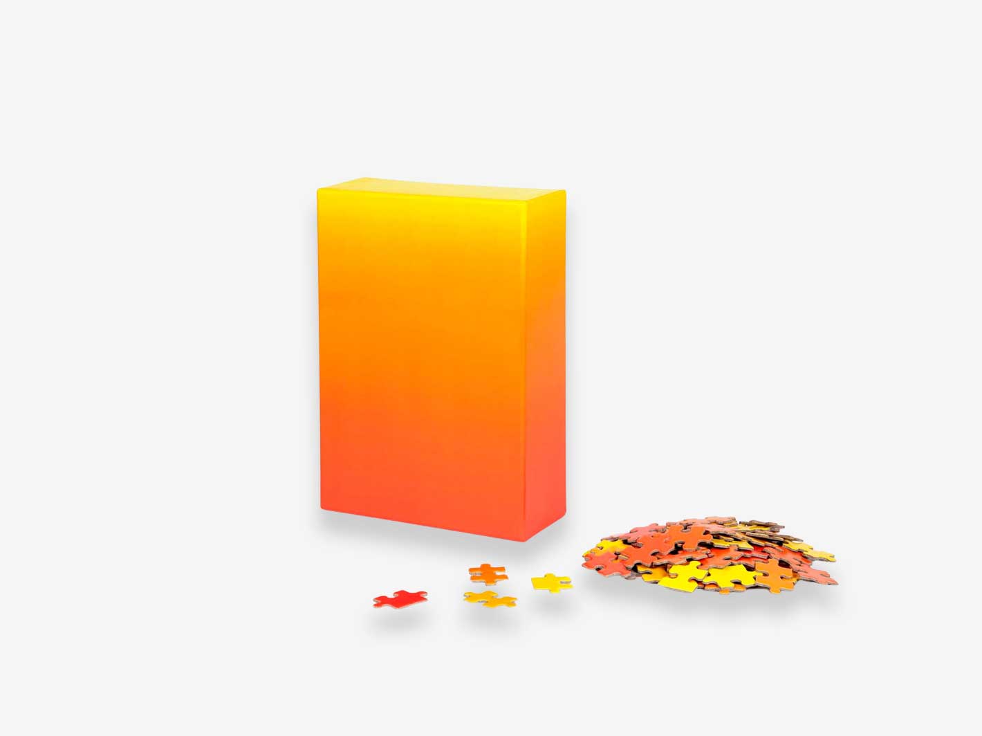 Gradient Puzzle Red x Yellow (500pcs)