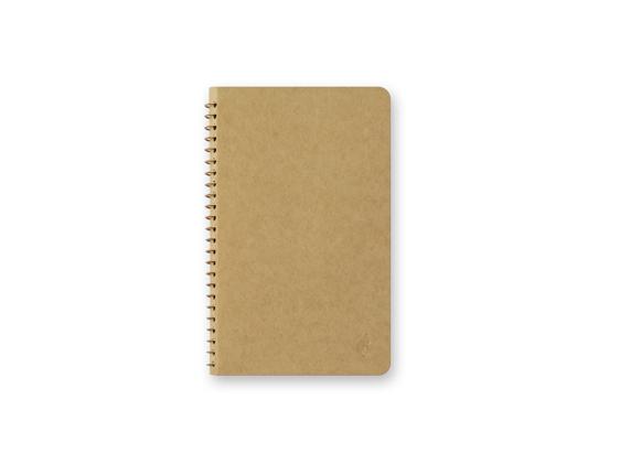 DW Kraft Paper A6 Slim Spiral Ring Notebook