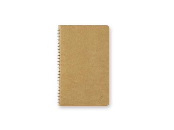Blank MD Paper A5 Slim Spiral Ring Notebook