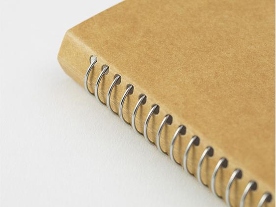 Blank MD Paper A5 Slim Spiral Ring Notebook