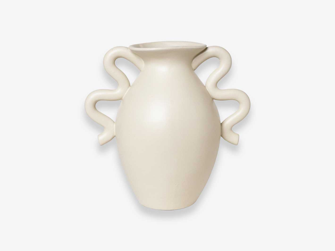 Verso Table Vase Cream