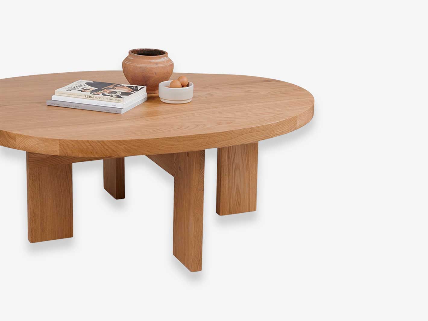 センターテーブル・ローテーブル FRAMA FARMHOUSE COFFEE TABLE NATURAL OAK Farmhouse Coffee Table | Natural Oak | Rectangle – FRAMA