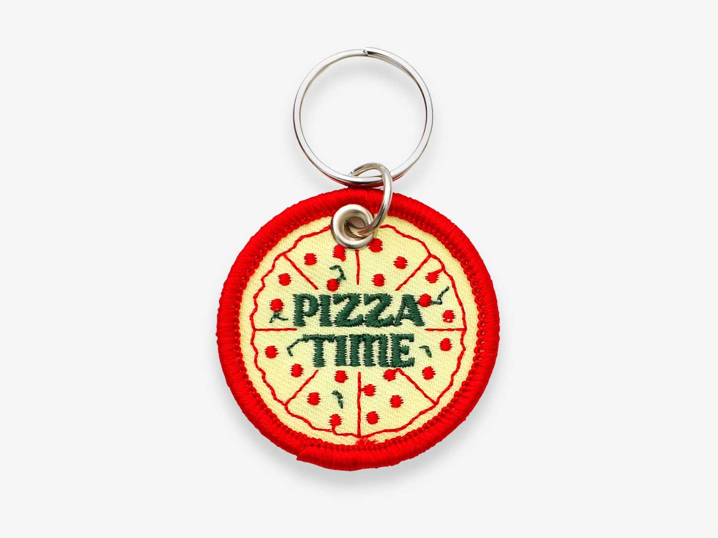 Stitchwork Keychain Pizza Time