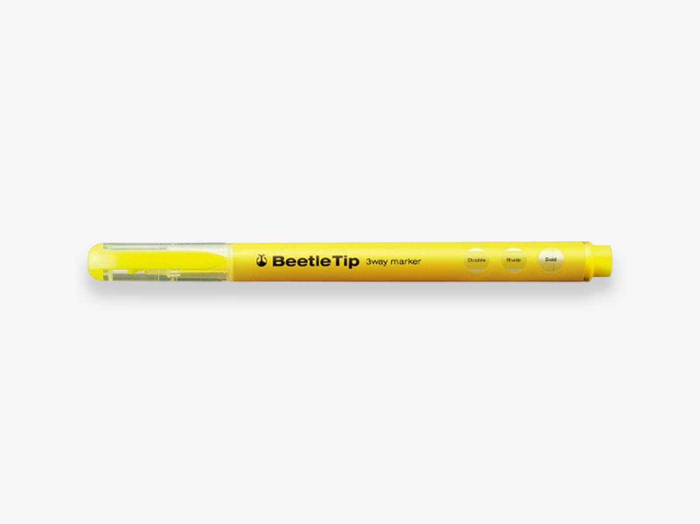 Beetle Tip 3-way Marker Yellow