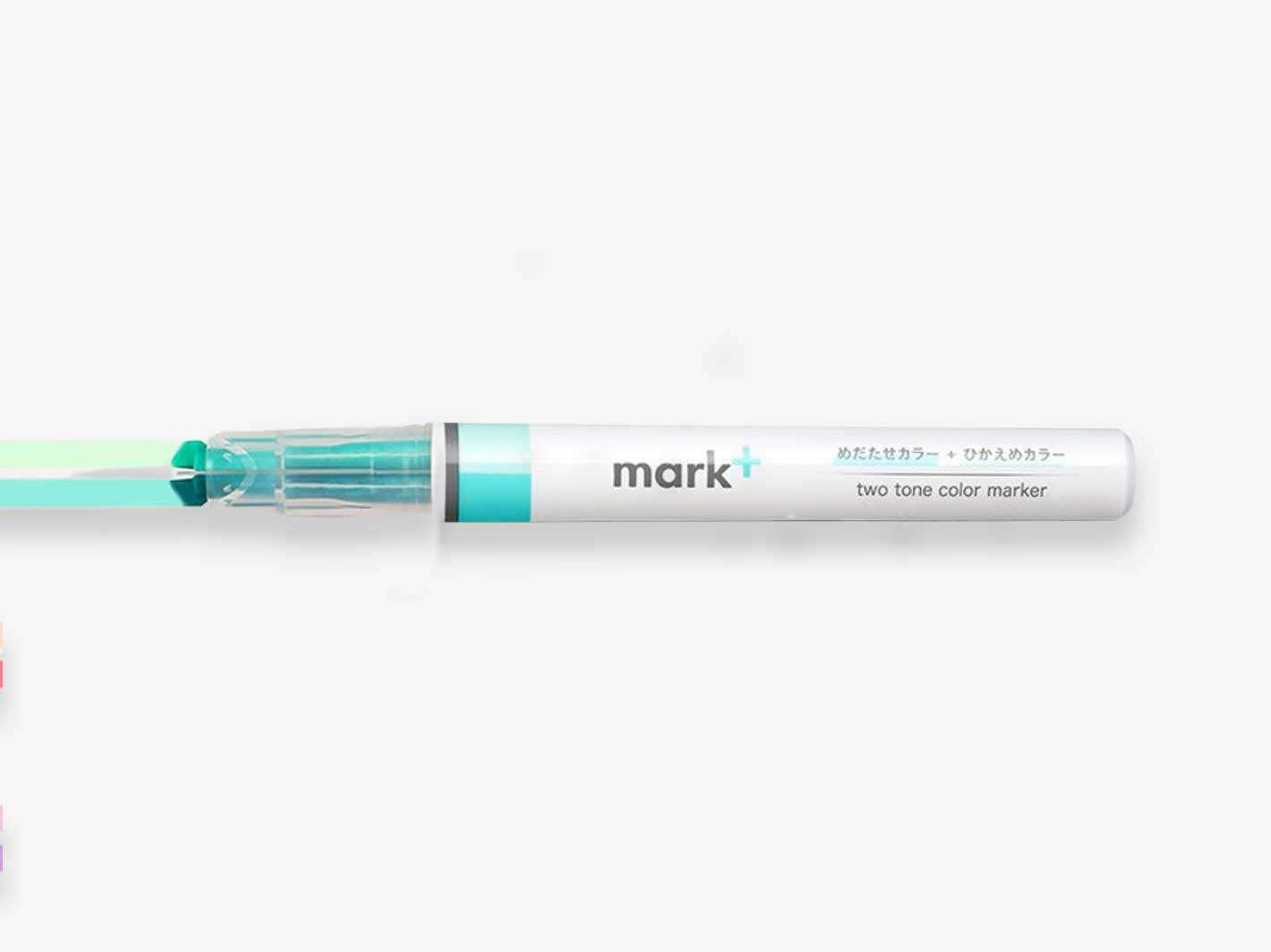 Mark+ 2 Tone Color Marking Pen - Green