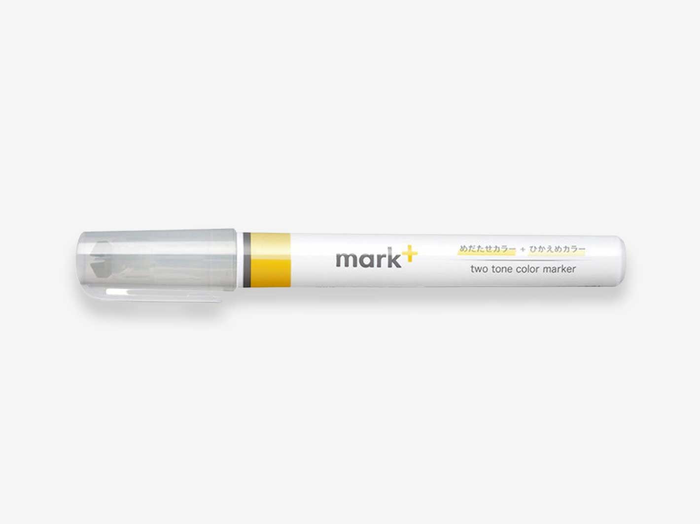 Mark+ 2 Tone Color Marking Pen - Yellow