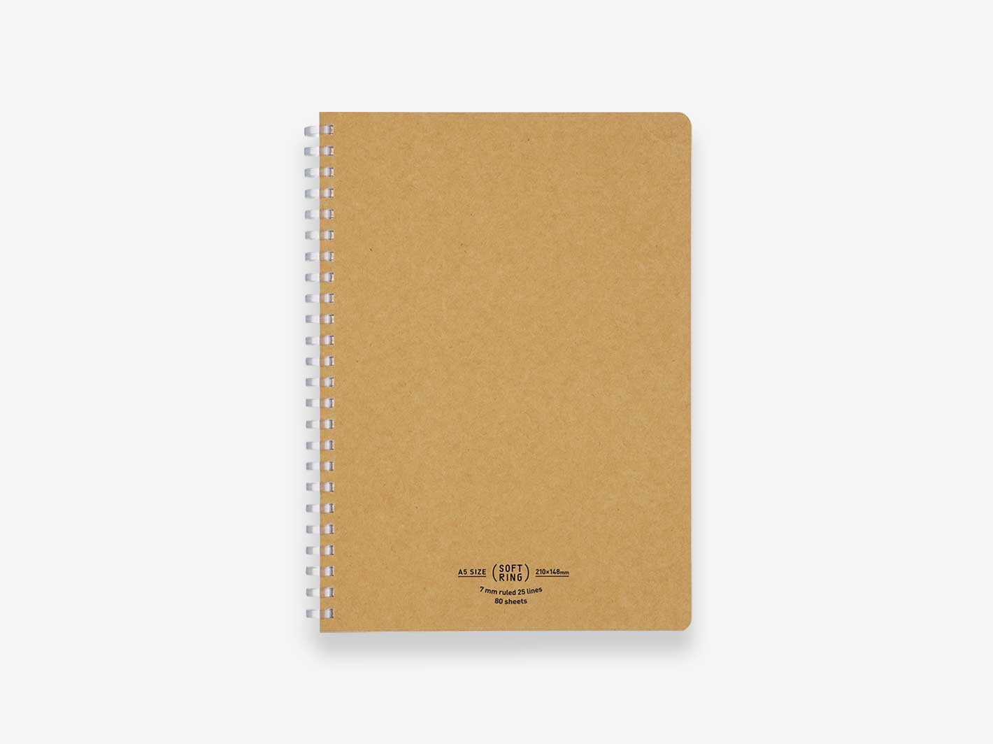 Soft Ring Notebook A5 Natural