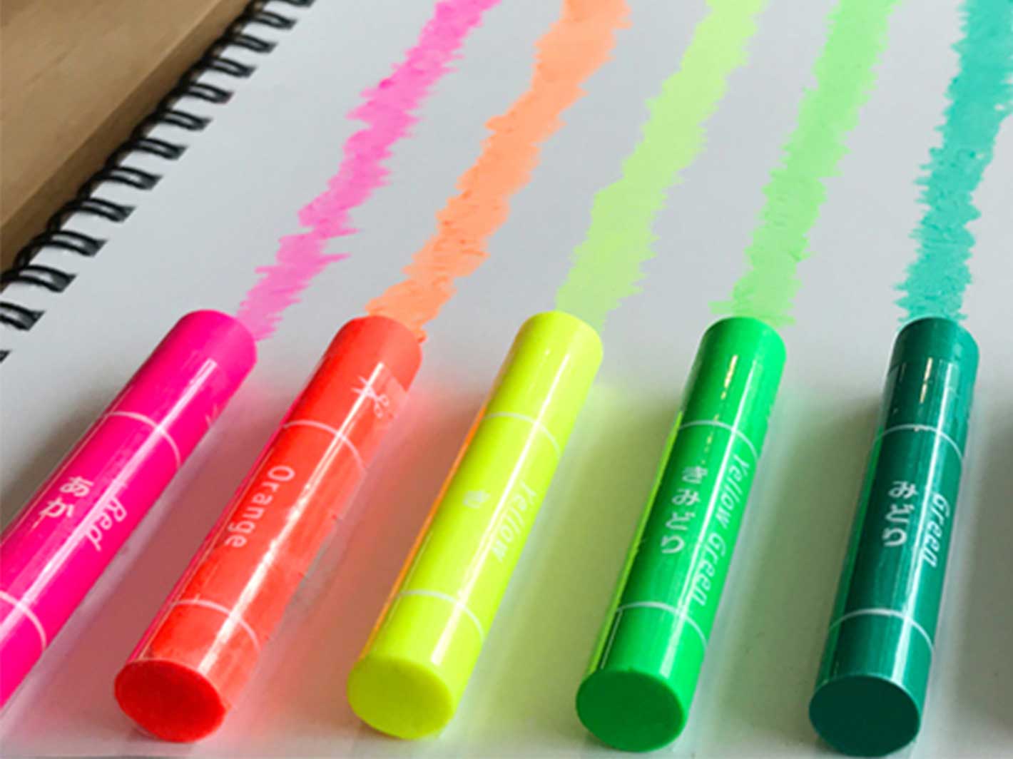 Neon Crayons 5 pcs