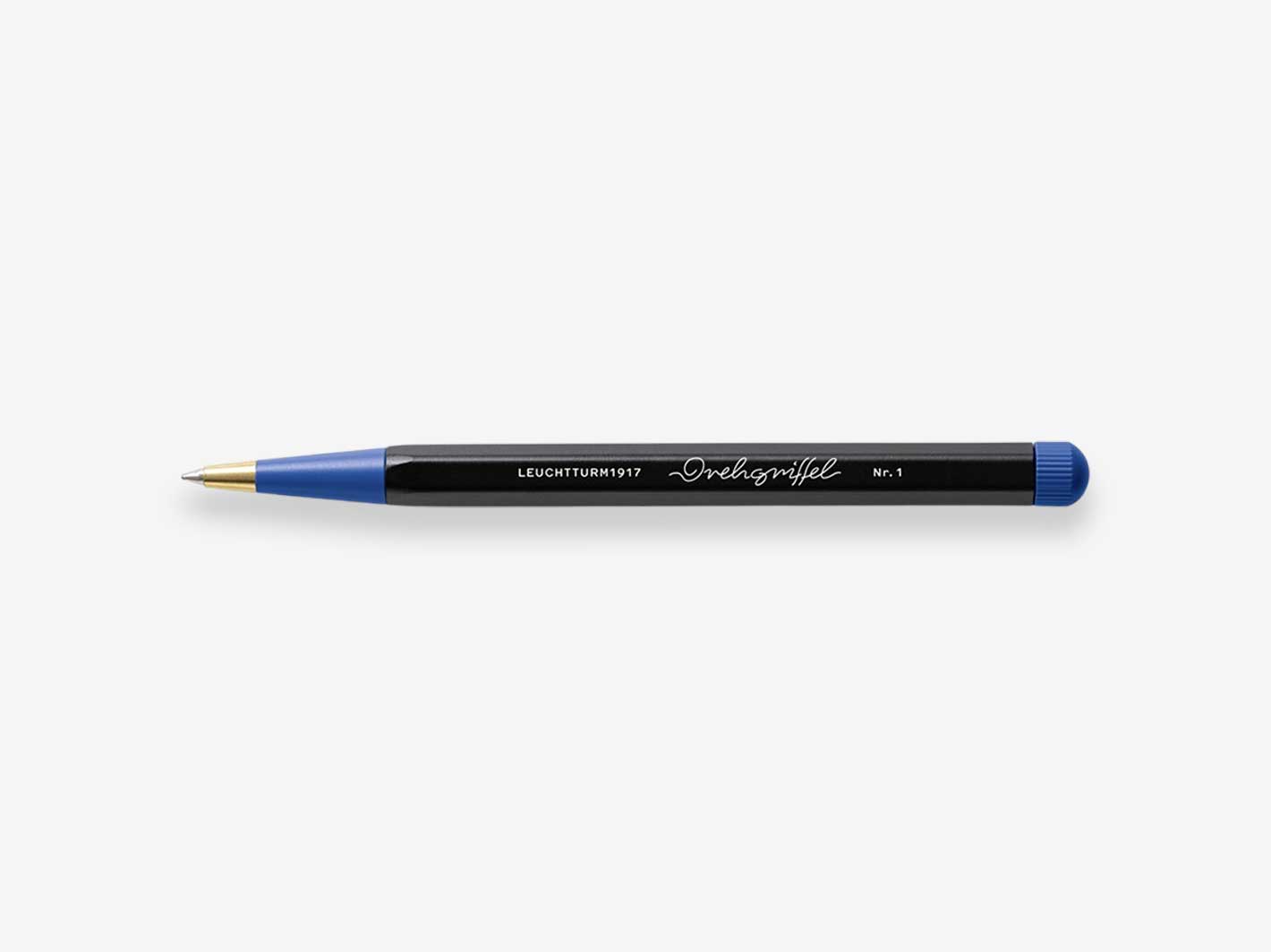 Bauhaus Drehgriffel Pen Black - Royal Blue