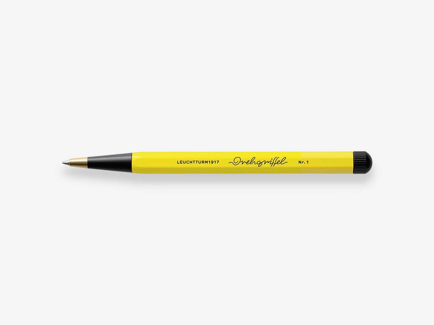 Bauhaus Drehgriffel Pen Lemon - Black