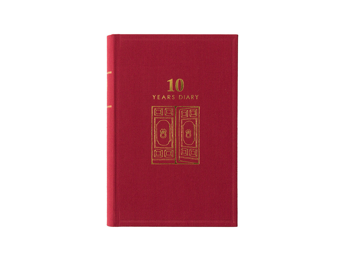 10 Year Diary Red