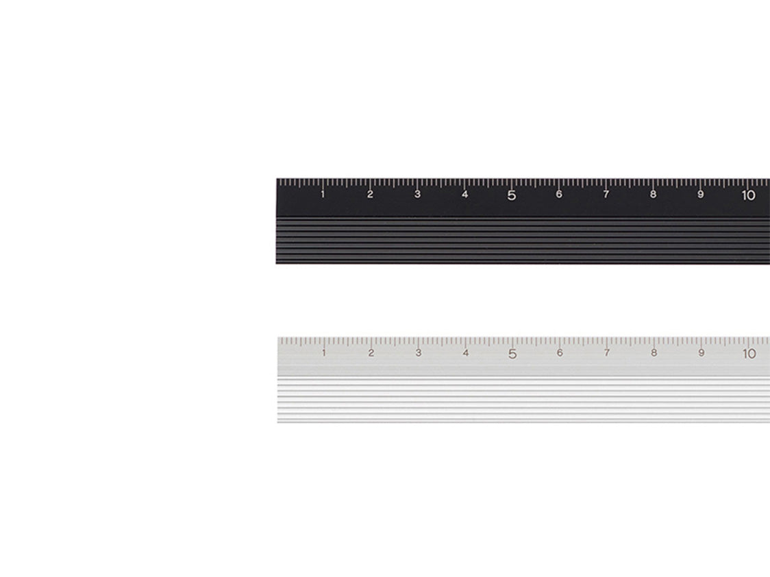 Silver Color Ruler Midori | Aluminum Ruler 15cm Silver | Misc Store Amsterdam