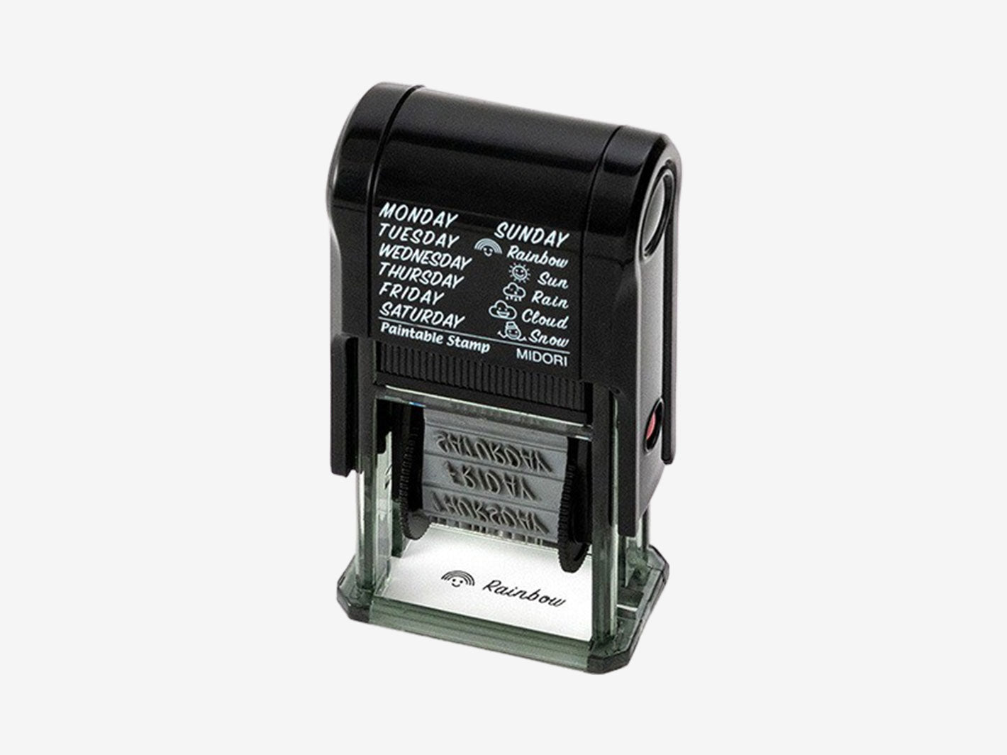 Midori | Days of the Week Pre-Inked Rotating Stamp | Misc Store Amsterdam