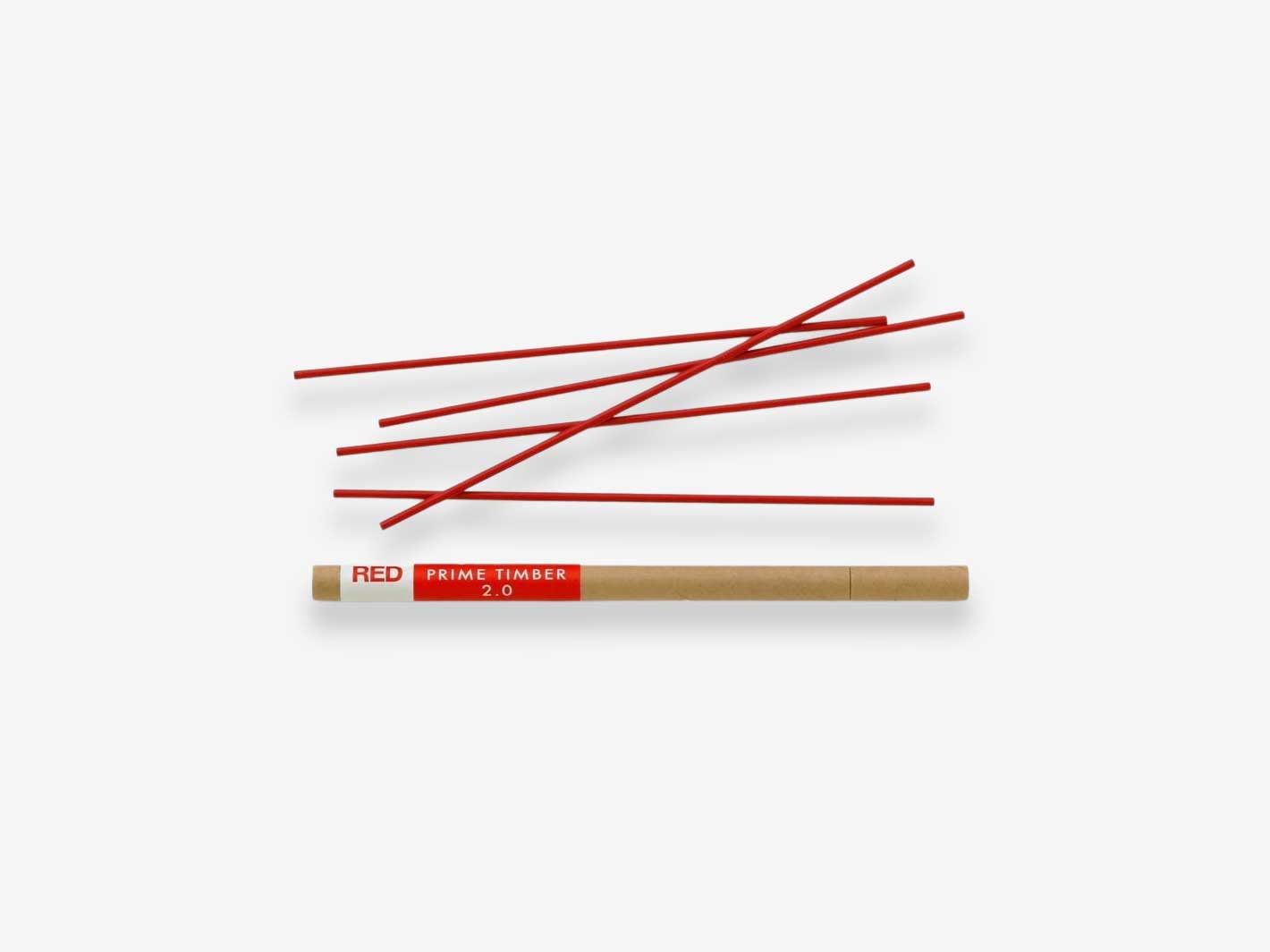 Prime Timber 2.0 Pencil Lead Refill Red (5pcs)
