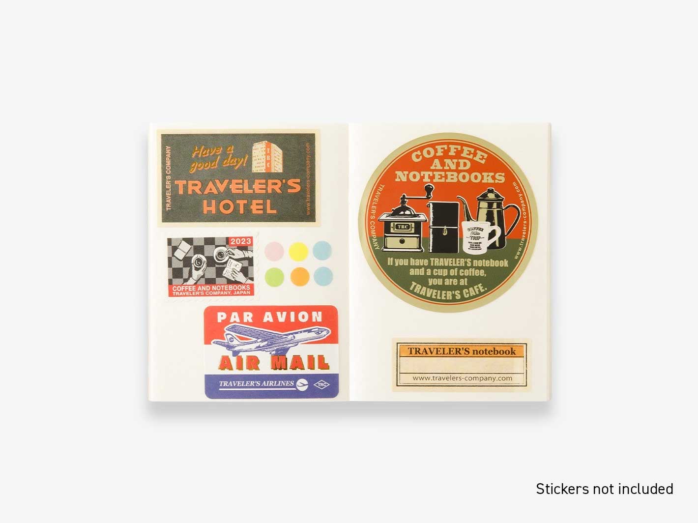 017. Sticker Release Paper Refill Passport Size TRAVELER'S notebook