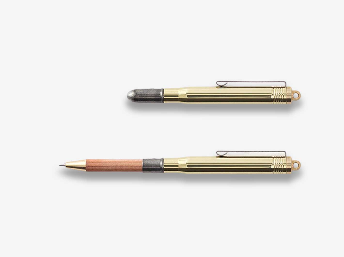 TRAVELER'S COMPANY Brass Ballpoint Pen Misc Store Amsterdam