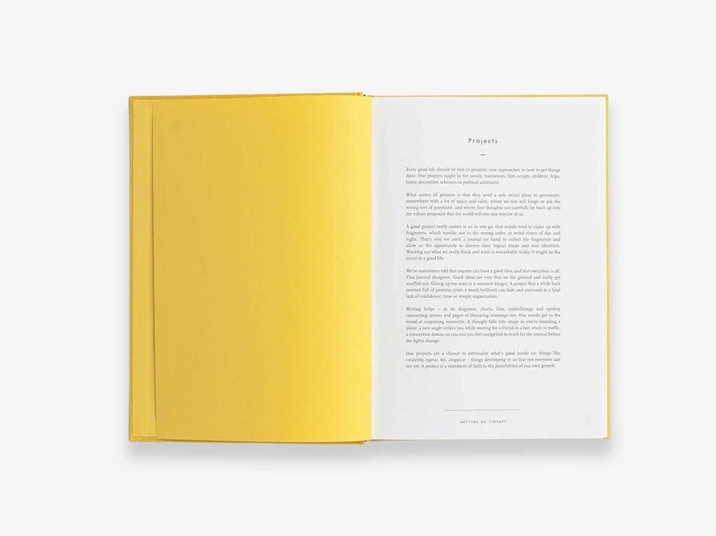 The School of Life Writing as Therapy Journal - Projects | Misc