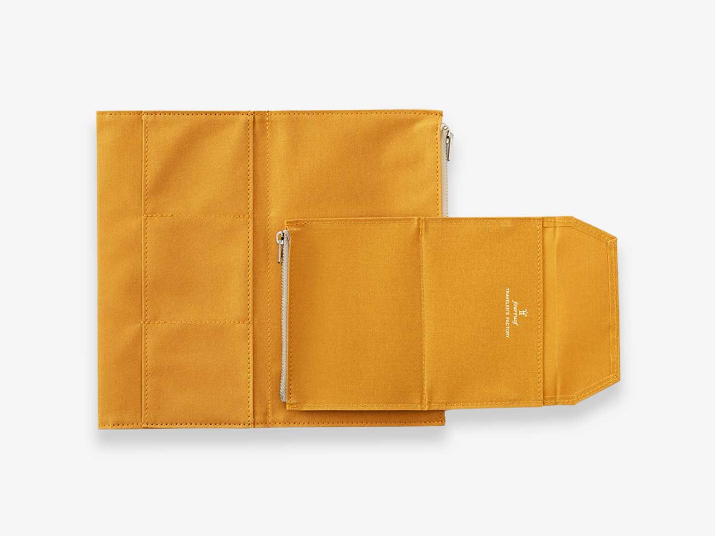 TF Paper Cloth Zipper Case - Mustard