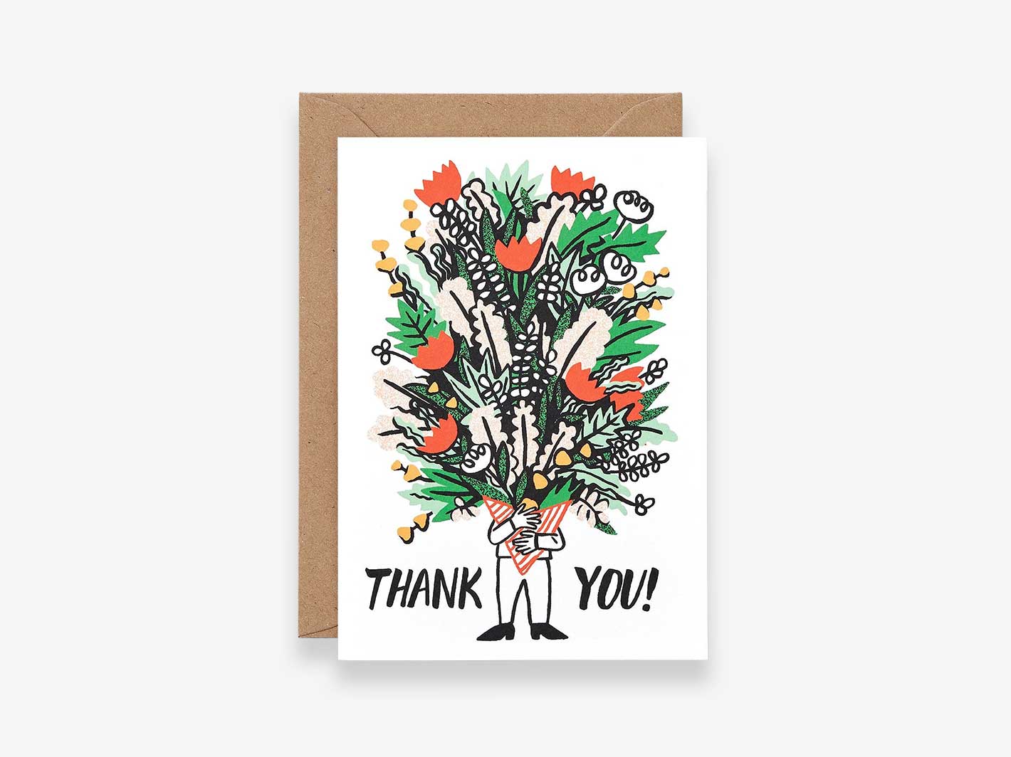 Thank you, Bunch of Flowers Card